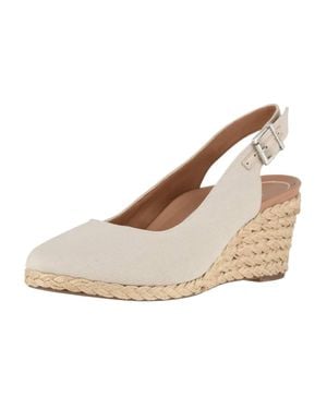 Vionic Carolina Slingback Wedge Shoes - Natural