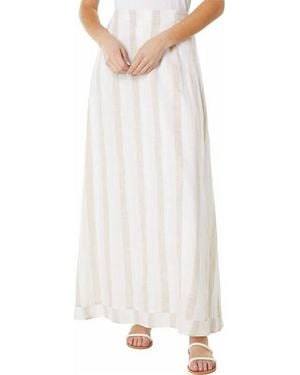 Splendid Sunset Stripe Maxi Skirt - Black