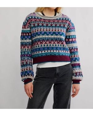 Free People Favorite Things Sweater - Blue