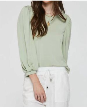 Another Love Jill Bell Sleeve Top - Green