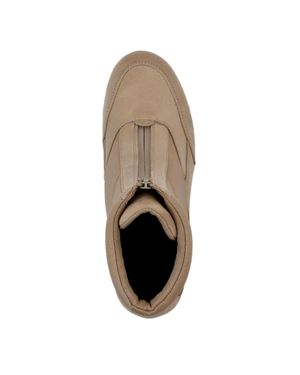 White Mountain Downtown Platform Booties Sand Multi Smooth W36157 - Natural