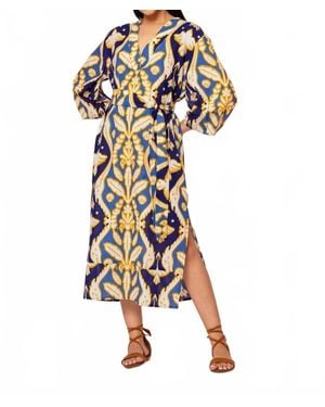 Beyond By Vera Isla Cotton With Sash Maxi Dress - White