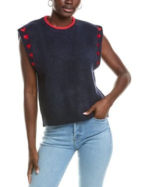 ANNA KAY Larianna Cashmere-Blend Vest - Blue