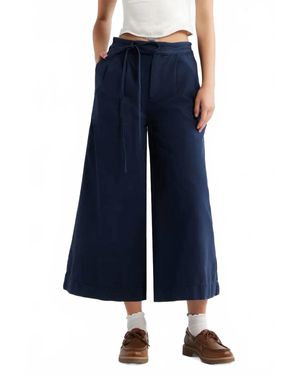 Damson Madder Lotta Wide Leg Culottes Pants - Blue