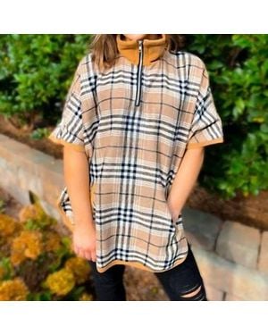 with love Finnley Poncho - Gray