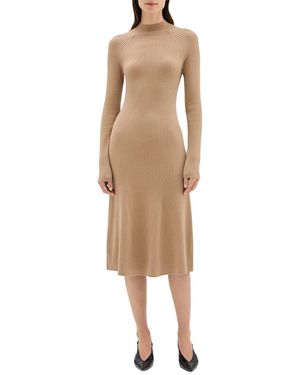 Theory Flared Dress in Natural | Lyst