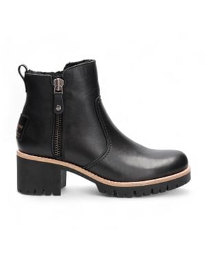 Panama Jack S Trav B2 Leather Boots - Black