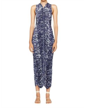 Marie Oliver Roxie Midi Dress - Blue