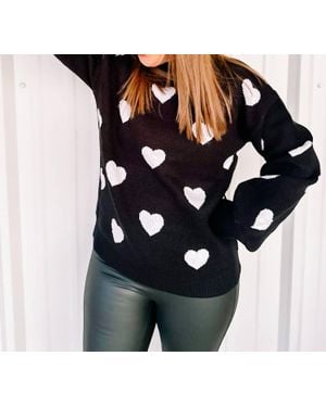 Aapparella Valentine's Sweater - Black