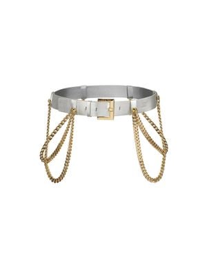 Lidia May Belt Chain - White