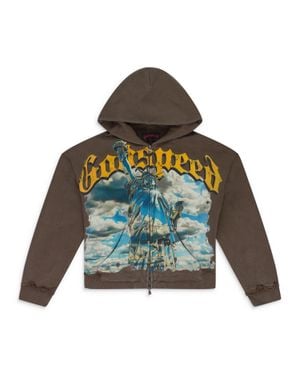 Godspeed Chrome Liberty Zip Hoodie V2 - Blue
