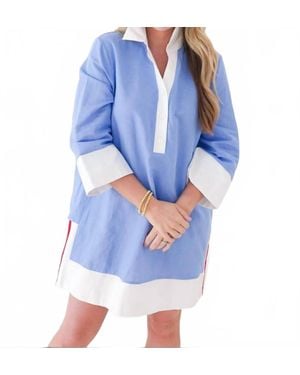 Caryn Lawn Carrie Dress - Blue