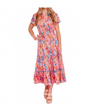Alden Adair Rachel Dress - Red