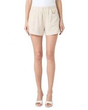 Blank NYC High Rise Shorts - White
