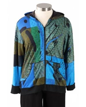 parsley & sage Andrea Hoodie Jacket - Blue