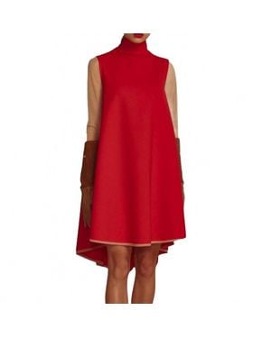 Marie Saint Pierre Tadeo Sleeveless Easy A Line Dress - Red