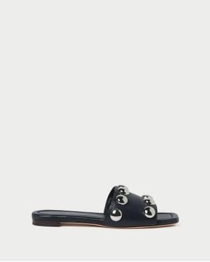 Loeffler Randall Hayes Studded Sandal - White