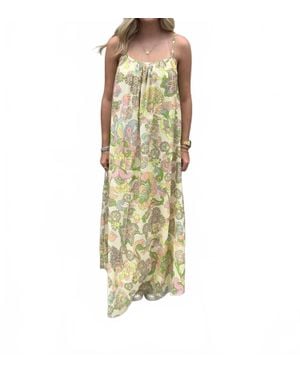 FRNCH Izaline Maxi Dress - Metallic