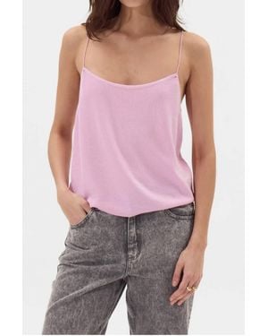 DELUC Izzie Knit Camisole - Purple