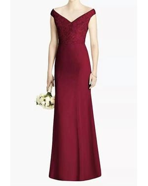 DESSY Fit And Flare Wedding Dress - Red