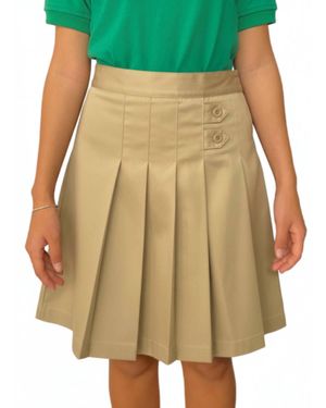 Classroom Uniforms Flat Back Tab Skorts - Green