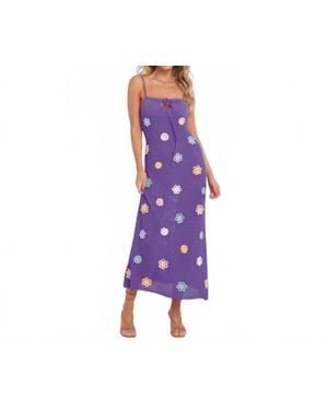 CAPITTANA Maggy Knitted Dress - Purple