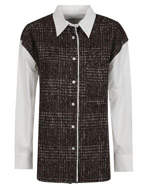IRO Isidora Textured Cotton-Blend Shirt - Black