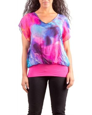 Gigi Moda Amante Tempesta Silk Top - Pink