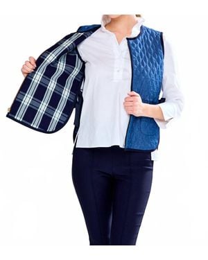 Sara Campbell Mendy Reversible Vest - Blue