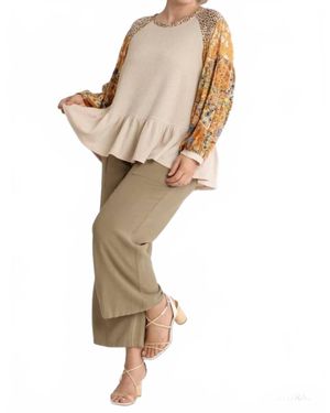 Umgee Beauty Blouse - Natural