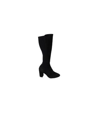 Stuart Weitzman Livia 80 Knee Boots - Black