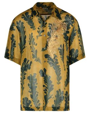 Dries Van Noten Cassidye' Viscose Shirt - Yellow