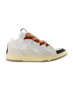 Lanvin Curb Sneakers - White