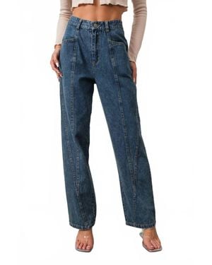 Pretty Garbage Vintage Seam Jeans - Blue