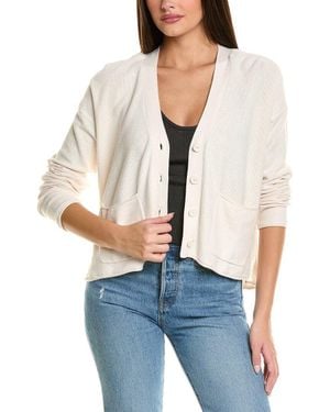 Splendid Michelle Silk-Blend Cardigan - White