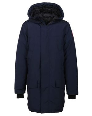 Canada Goose Deep Langford Cotton-Blend Insulated Parka - Blue