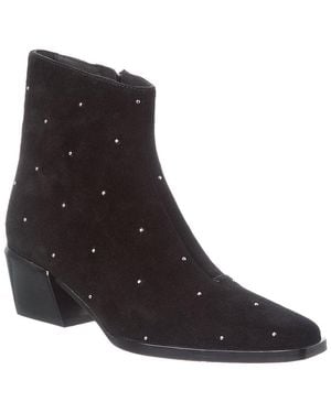 Rag & Bone Joni Zip Suede Boot - Black