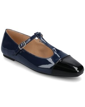 Journee Collection Apos;S Theah Medium And Wide Width Dress Flats - Blue
