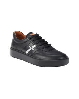 Bally Coby 6240535 Lamb Leather Sneakers - Black