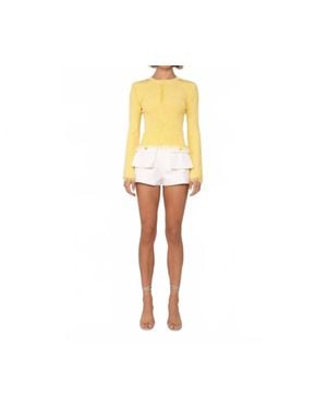 NonChalant Label Alma Long Sleeve Top - Yellow
