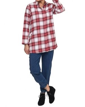 Tulip Clothing Logan Button Down Shirt - Red