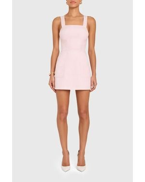 Amanda Uprichard Ace Tweed Mini Dress - White
