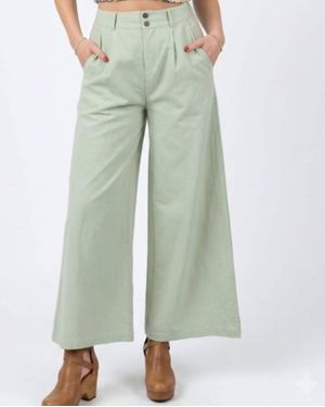 Bila77 Holly Wide Leg Pants - Green