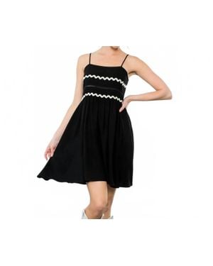 Thml Perfect Linen Mini Dress - Black
