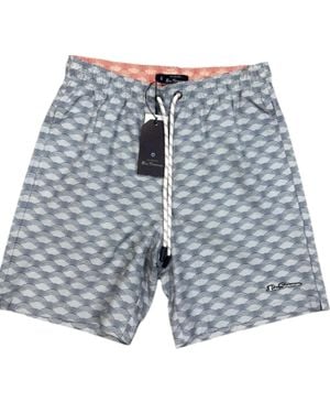 Ben Sherman Swim Shorts Bottom - Blue