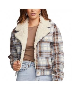 Saltwater Luxe Zumi Plaid Jacket - Gray