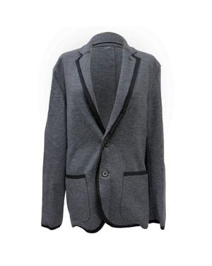 Lanvin Single-Breasted Notch Collar Blazer - Gray