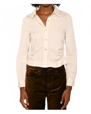 LOVE THE LABEL Sylvan Long Sleeve Top - White