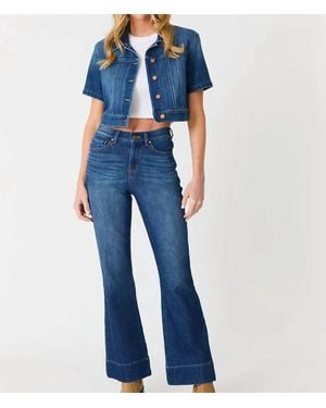 Level 99 Claudia Flare Jeans - Blue