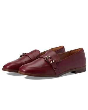 Rockport Susana Knot Ci9720 Flats Leather Slip On Loafer Htat257 - Red